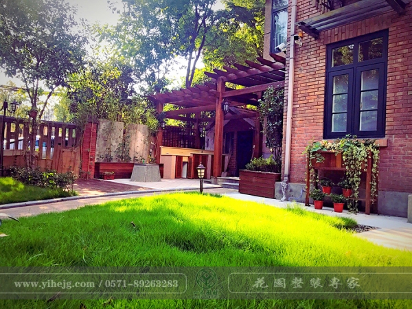 杭州浙大校區某庭院景觀改造｜私家小庭院景觀綠化設計施工
